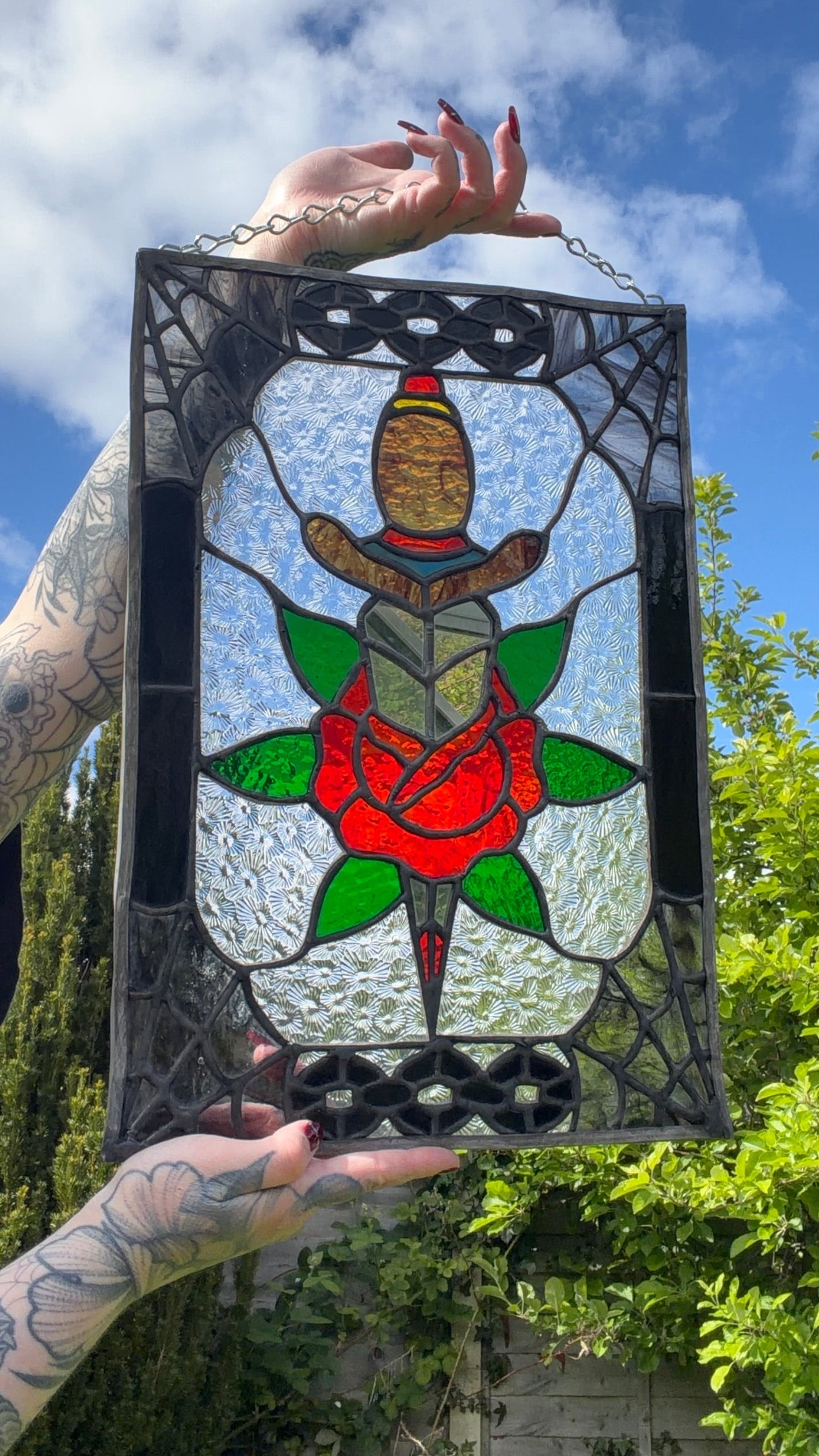 Traditional Rose And Dagger